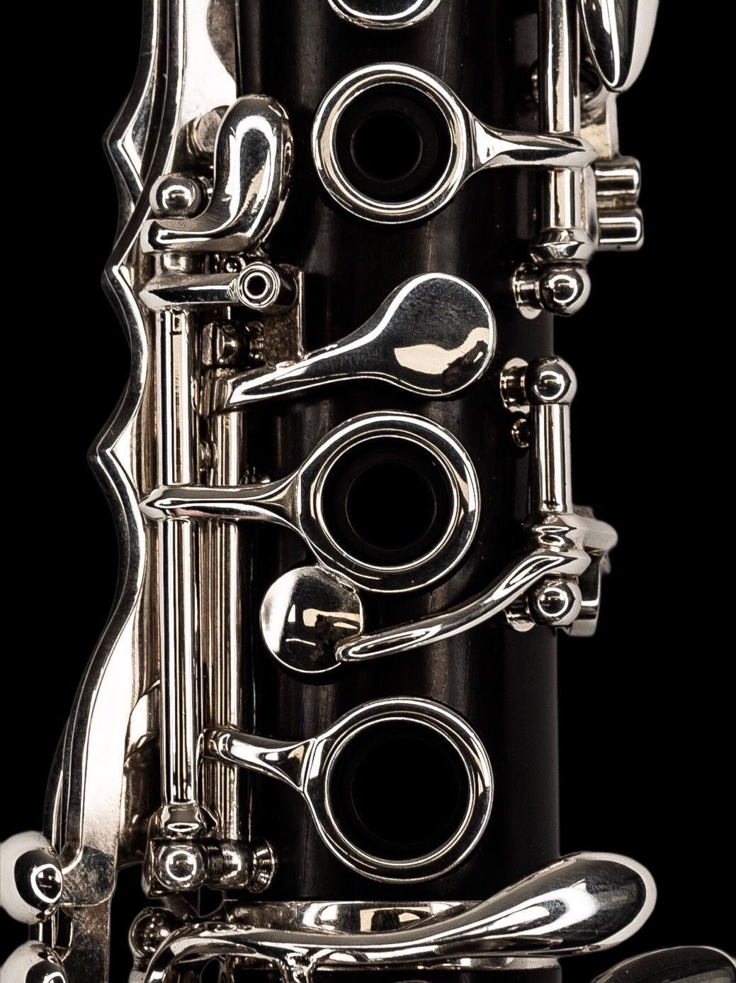 Detailaufnahme einer Klarinette