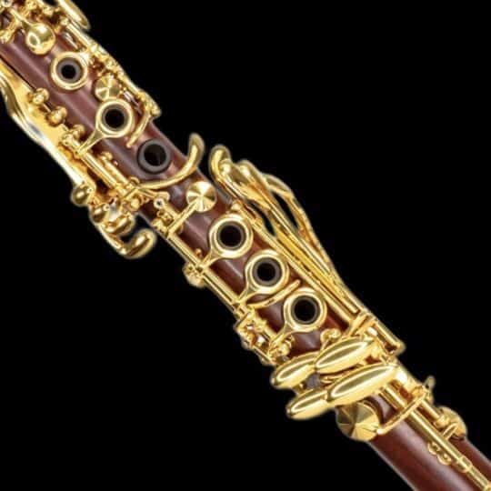 Detailaufnahme einer Klarinette