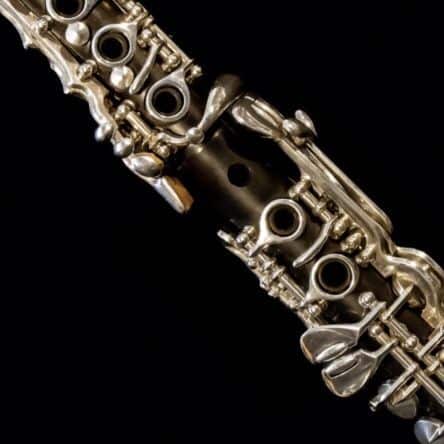 Detailaufnahme einer Klarinette