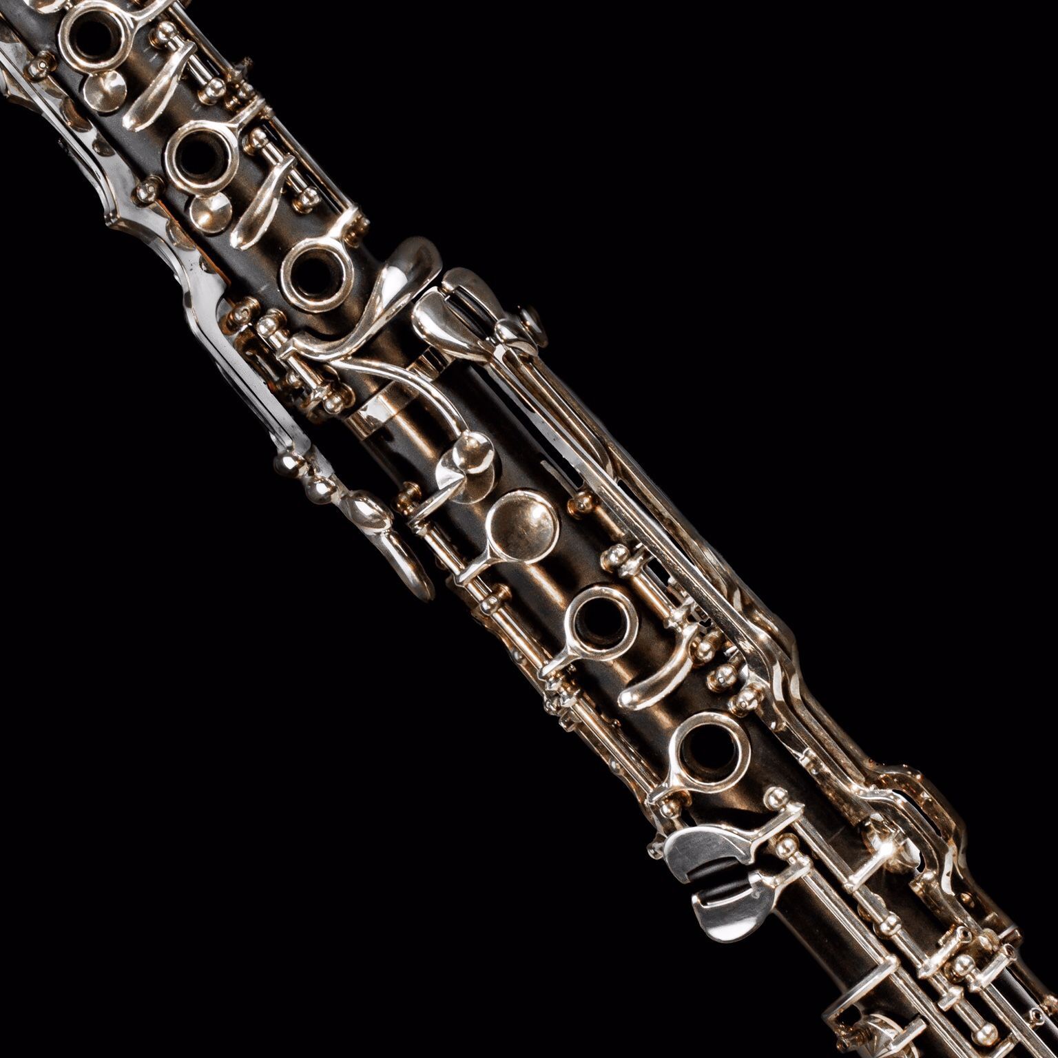 Detailaufnahme einer Klarinette