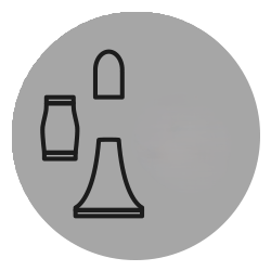 Icon mit Klarinettenbauteilen