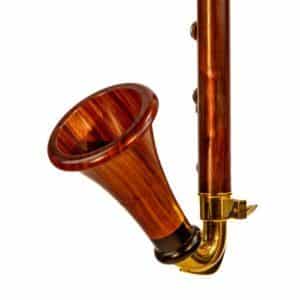 Nahaufname eines Klarinettenbechers